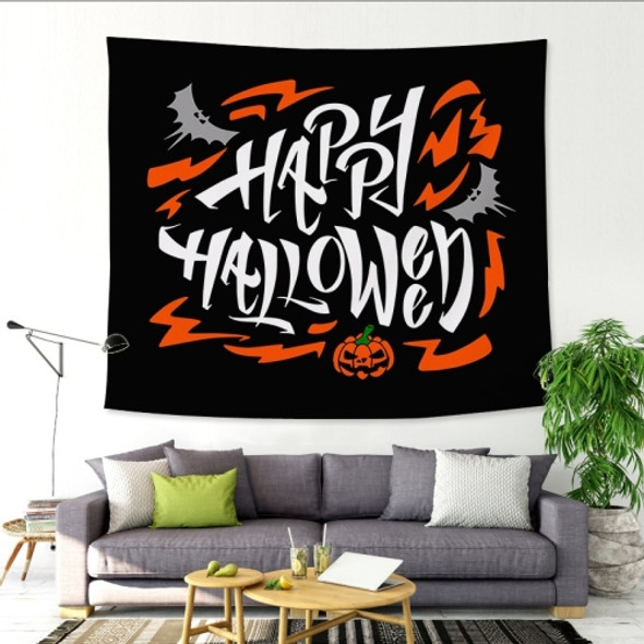 Halloween Background Wall Decoration Wall Hanging Fabric Tapestry, Size: 200x150 cm(Scared Halloween)