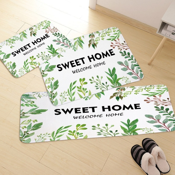 Absorbent Non-Slip Door Mat For Bedroom & Bathroom, Size:40x120cm(Sweet Home)