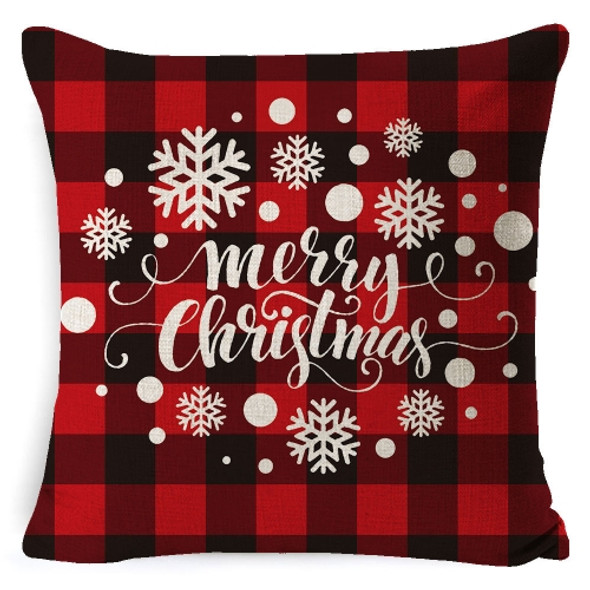 3 PCS Christmas Decoration Linen Pillowcase Without Pillow Core, Specification: 45 x 45cm(SDBZ-00131)