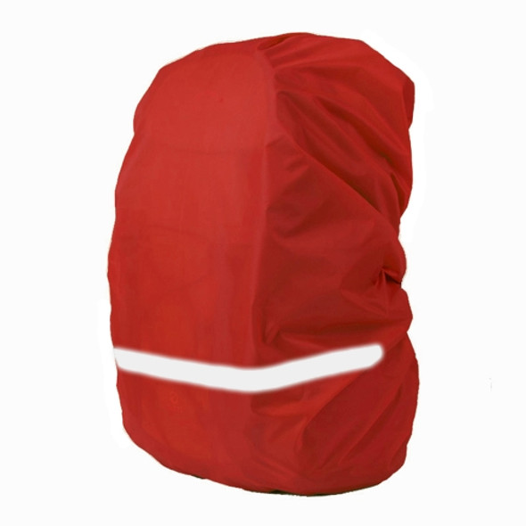 Reflective Light Waterproof Dustproof Backpack Rain Cover Portable Ultralight Shoulder Bag Protect Cover, Size:M(Red)