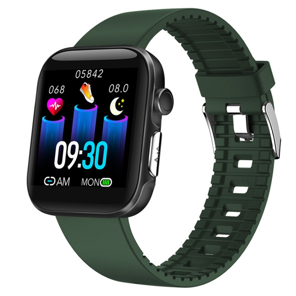 HAMTOD GT2 1.3 inch TFT IPS Screen IP68 Waterproof Smart Watch Smart Bracelet, Support Call Reminder / Heart Rate Monitoring / Sleep Monitoring(Green)