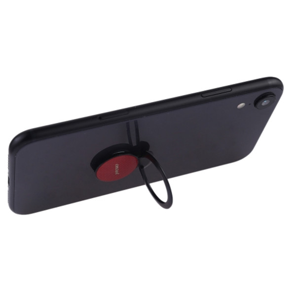 CPS-019 Universal Super-thin Phone Stand Ring Holder with Magnetic Function (Red)