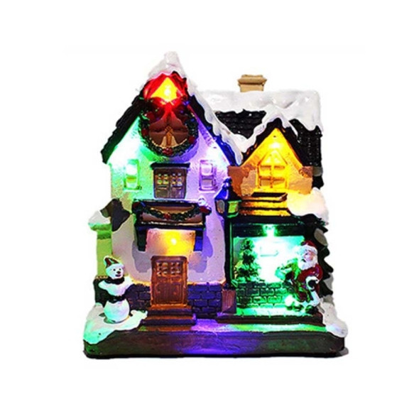 Christmas Decorations LED Luminous Lanterns House Ornaments(Old Man and Snowman)