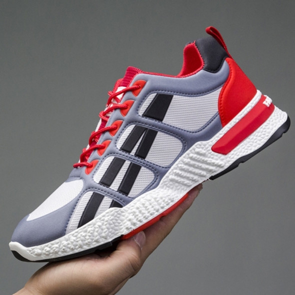 TL203 Couple Style Sports Shoes Breathable Thick Bottom Man Casual Shoes, Size: 39(Male Red)