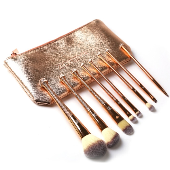 ZOREYA 8 In 1 Mermaid Cosmetic Brush Set Nylon Hair Makeup Tools Cosmetic Brush(ZS407)