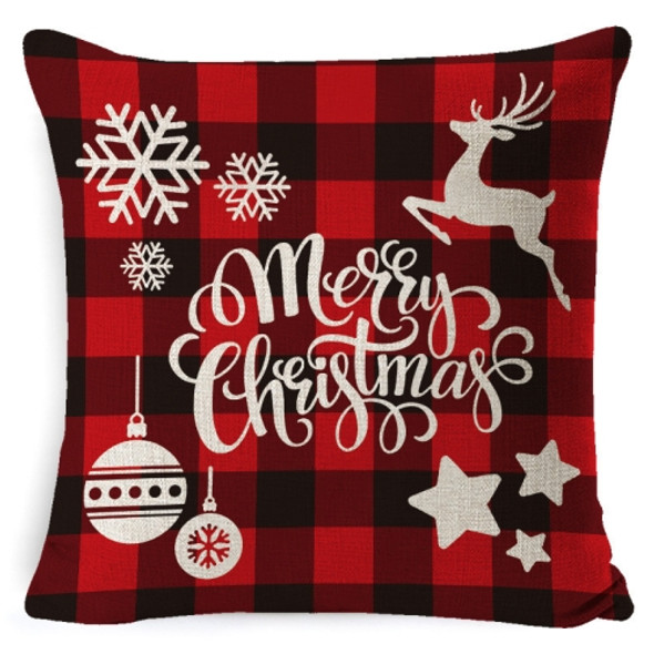 3 PCS Christmas Decoration Linen Pillowcase Without Pillow Core, Specification: 45 x 45cm(SDBZ-00121)