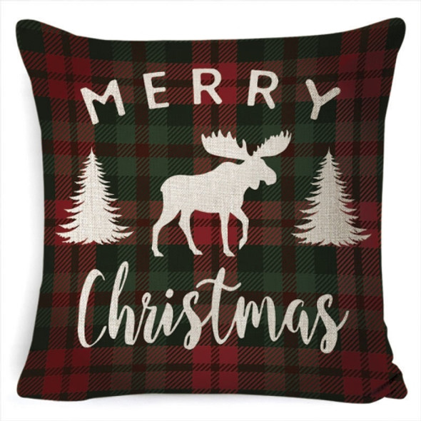 3 PCS Christmas Decoration Linen Pillowcase Without Pillow Core, Specification: 45 x 45cm(SDBZ-00118)