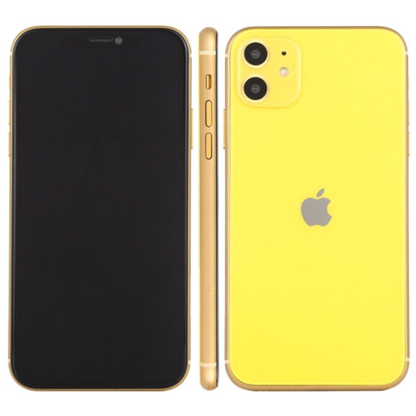 Black Screen Non-Working Fake Dummy Display Model for iPhone 11(Yellow)