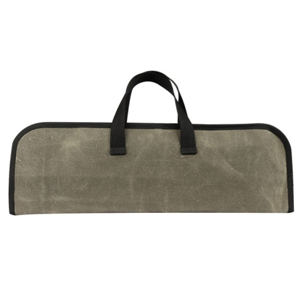 Chef Knife Storage Bag Canvas Knife Handbag(Army Green)