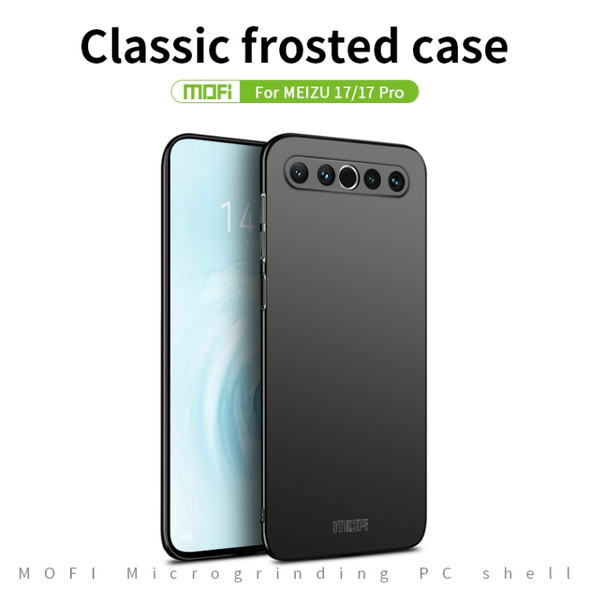 For Meizu 17 / 17 Pro MOFI Frosted PC Ultra-thin Hard Case(Black)