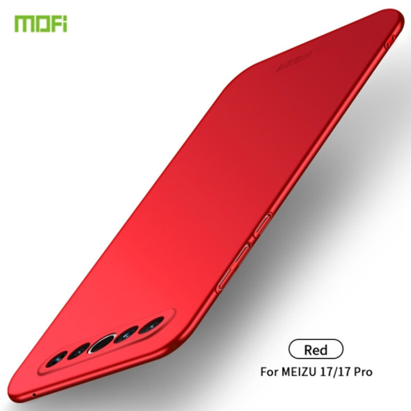 For Meizu 17 / 17 Pro MOFI Frosted PC Ultra-thin Hard Case(Red)