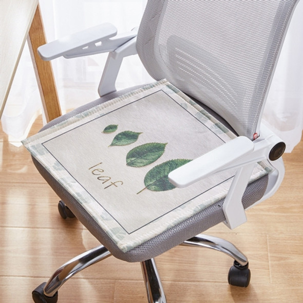 2 PCS Summer Breathable Cushion Office Seat Pad, Size: 45 x 45cm(Four Leaves)