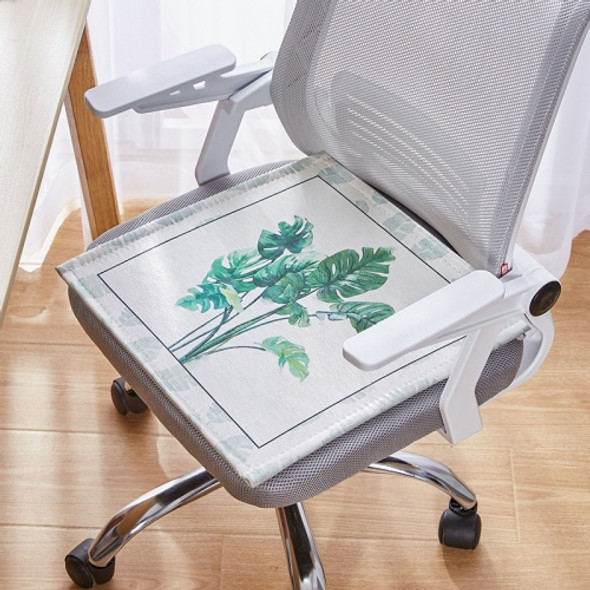 2 PCS Summer Breathable Cushion Office Seat Pad, Size: 45 x 45cm(Tropical Banana)