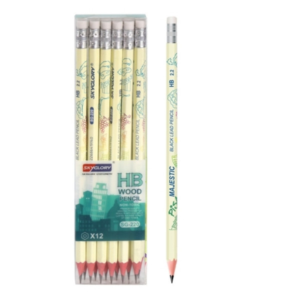 Skyglory 4 Packs Student Art Drawing And Writing HB Pencil, Specification： SG-220-12