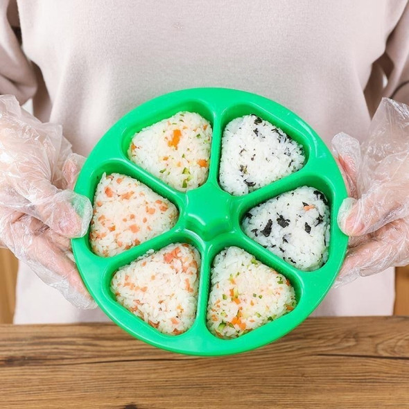 2 PCS 6 In1  Sushi Triangle Rice Ball Bento Box Mould