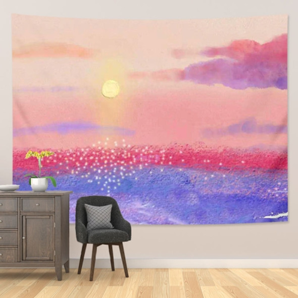 Girl Heart Oil Painting Wallpaper Background Cloth Room Decoration Hanging Cloth, Size: 150x100cm(Landscape-5)