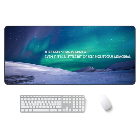 400x900x5mm AM-DM01 Rubber Protect The Wrist Anti-Slip Office Study Mouse Pad( 25)