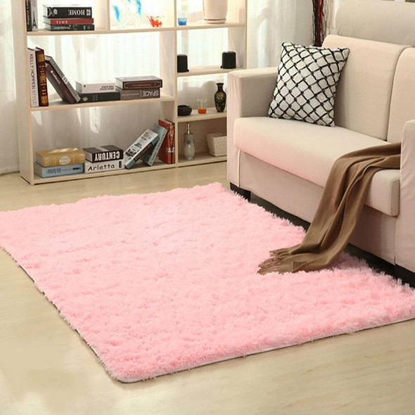 Shaggy Carpet for Living Room Home Warm Plush Floor Rugs fluffy Mats Kids Room Faux Fur Area Rug, Size:160x200cm(Pink)