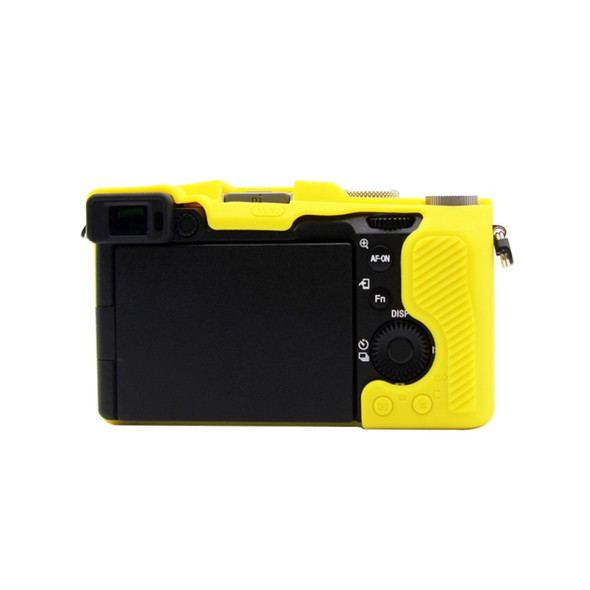 PULUZ Soft Silicone Protective Case for Sony A7C / ILCE-7C(Yellow)