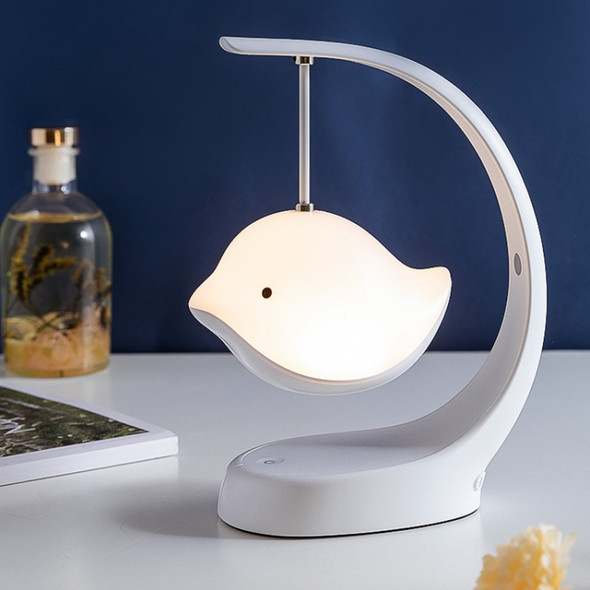 Bird Speaker Night Light Bedroom Bedside Music Desk Lamp, Style:Basic