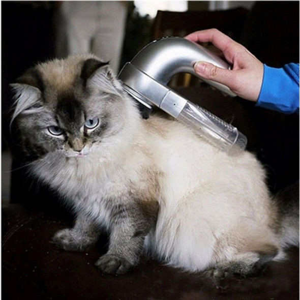 Portable Electric Pet Hair Suction Device Clipper Diagnostic-tool Grooming Pet Brush Comb Removal, Size: 19.0 x 11.0 x 6.0cm