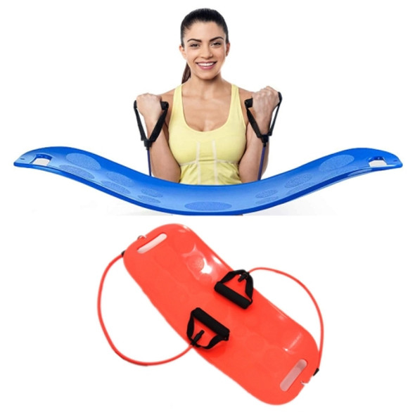 ABS Twist Fitness Balance Board Abdomen Leg Swing Exercise Board Yoga Balance Board(Orange + Orange Rope)