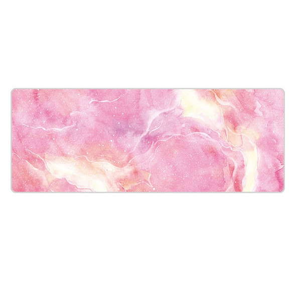 400x900x5mm Marbling Wear-Resistant Rubber Mouse Pad(Fresh Girl Heart Marble)