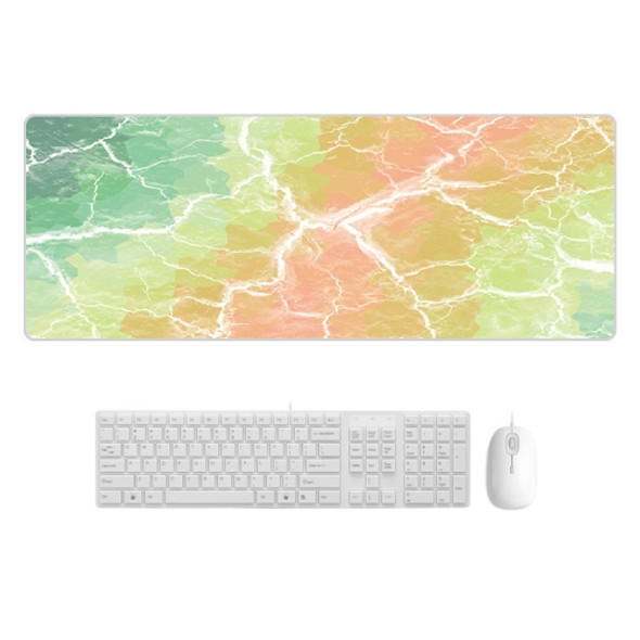 400x900x4mm Marbling Wear-Resistant Rubber Mouse Pad(Rainbow Marble)