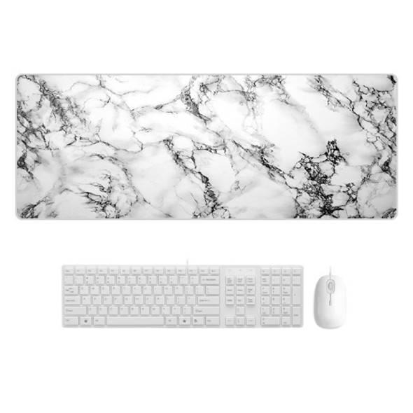 400x900x4mm Marbling Wear-Resistant Rubber Mouse Pad(Mountain Ripple Marble)