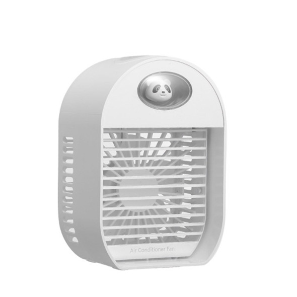 SQ30 Portable Humidifying Air Conditioning Fan USB Household Mini Air Cooler(White)