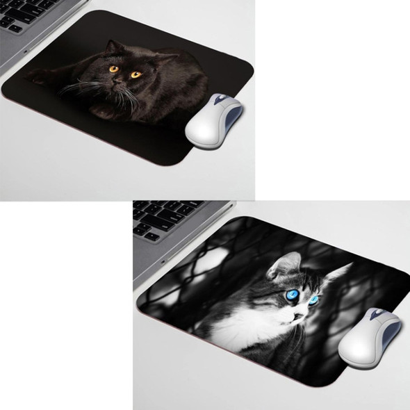 3 PCS Small Animal Pattern Rectangular Office Non-Slip Mouse Pad, Size:  Overlock 250 x 290mm(Pattern 4)