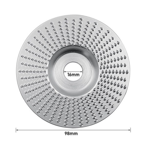 Woodworking Sanding Plastic Stab Discs Hard Round Grinding Wheels For Angle Grinders, Specification: 98mm Silver Plane