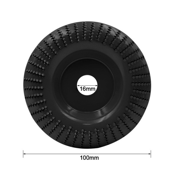 Woodworking Sanding Plastic Stab Discs Hard Round Grinding Wheels For Angle Grinders, Specification: 100mm Black Curved