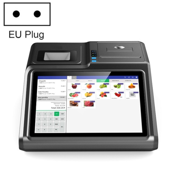 SGT-101W 10.1 inch Capacitive Touch Screen Cash Register, Intel J1900 Quad Core 2.0GHz, 4GB+64GB, EU Plug