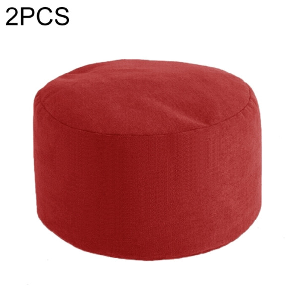 2 PCS Home Furniture Lazy Sofa Cover Pedal Cover, Size:30x20cm(Red)