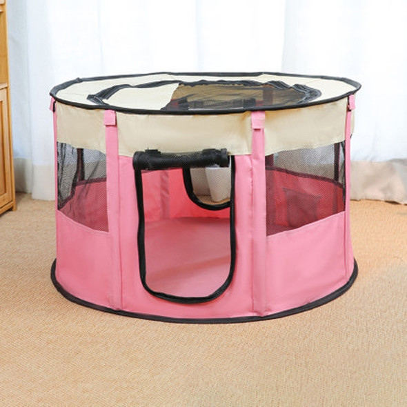 Pet Tent Dog Breeding Chamber Cat Delivery Room, Specification: Large 90x55cm(Pink)
