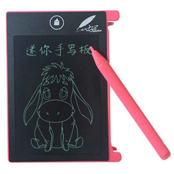 CHUYI 4.4 inch LCD Writing Tablet Portable Electronic Writing Drawing Board Doodle Pads with Stylus for Home School Office(Pink)