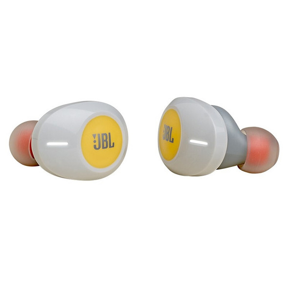 JBL T120 TWS Binaural In-ear True Wireless Bluetooth Earphone (Yellow + White)