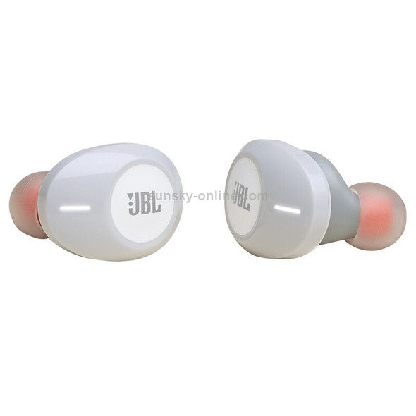 JBL T120 TWS Binaural In-ear True Wireless Bluetooth Earphone (White)