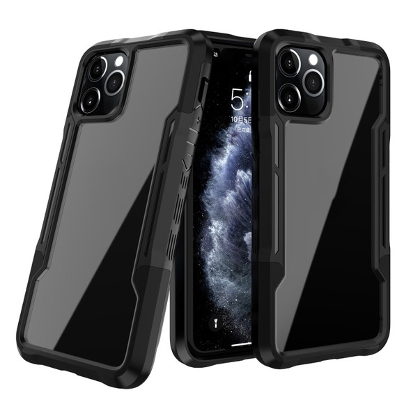 TPU + PC + Acrylic 3 in 1 Shockproof Protective Case For iPhone 11 Pro(Black)