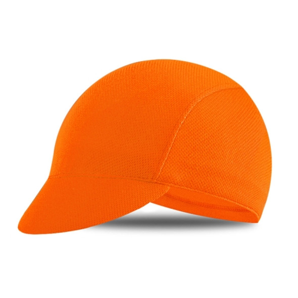 WG0002 Outdoor Cycling Small Cap Sunscreen Dust-Proof Shading Bicycle Cloth Cap(Orange)