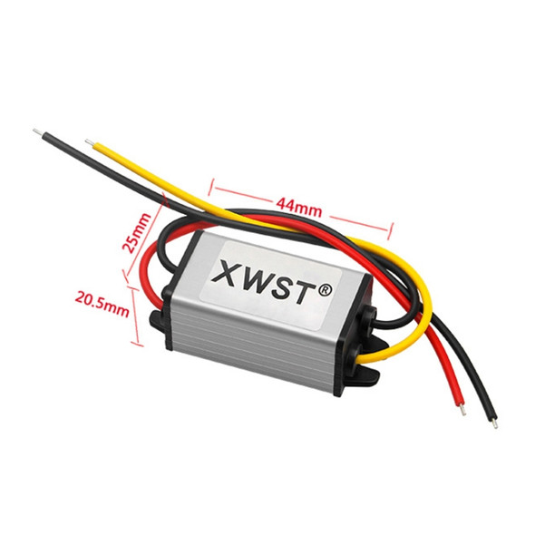 XWST DC 12/24V To 5V Converter Step-Down Vehicle Power Module, Specification: 12V To 5V 6A Small Aluminum Shell