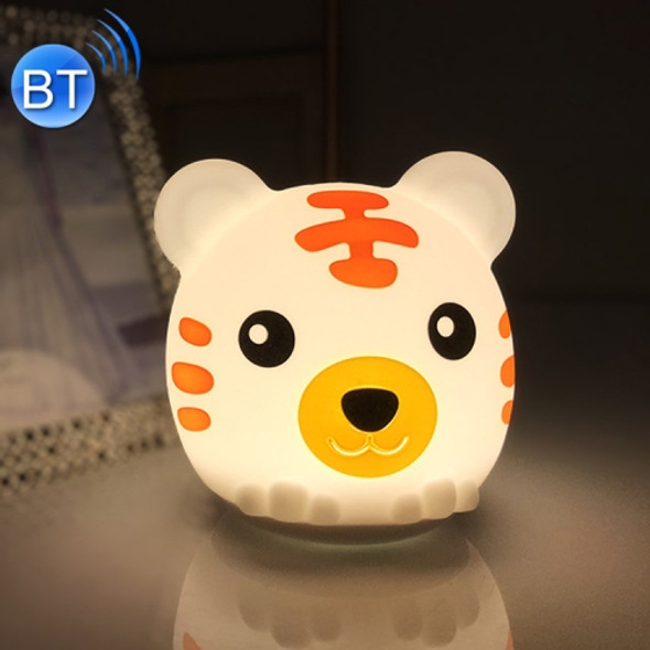DA006 LED Colorful Tiger Silicone Night Light, Type: Bluetooth Speaker