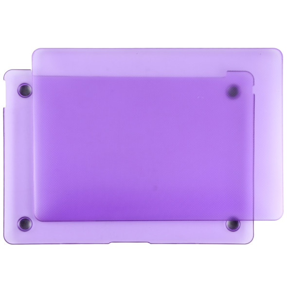 Laptop Dots Plastic Protective Case For MacBook Air 13.3 inch A1932 / A2179 / A2337(Purple)