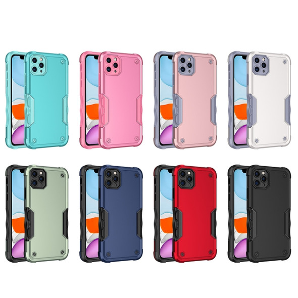 Non-slip Armor Phone Case For iPhone 11 Pro(Mint Green)