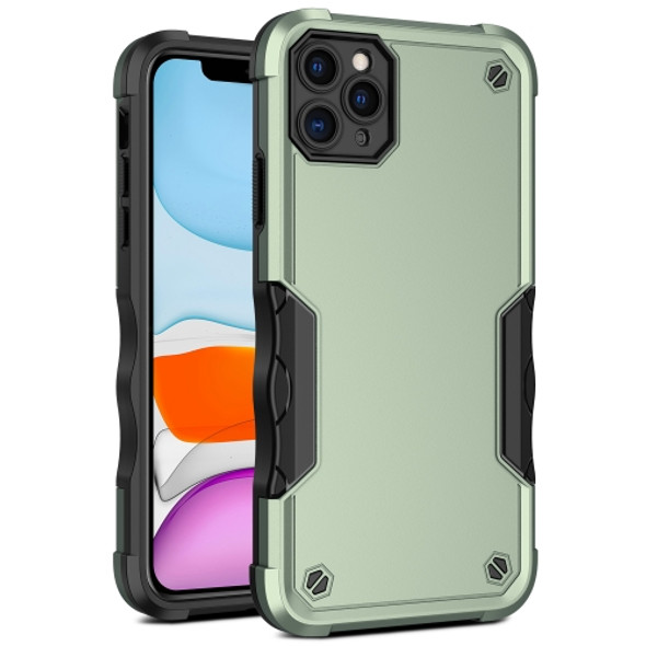 Non-slip Armor Phone Case For iPhone 11 Pro(Green)