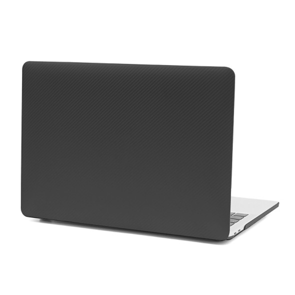 Laptop Carbon Fiber Plastic Protective Case For MacBook Pro 13.3 inch A1706 / A1708 / A1989 / A2159 / A2251 / A2289 / A2338(Black)