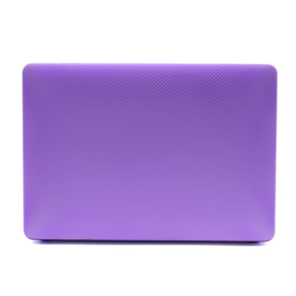 Laptop Carbon Fiber Plastic Protective Case For MacBook Air 13.3 inch A1369 / A1466(Purple)