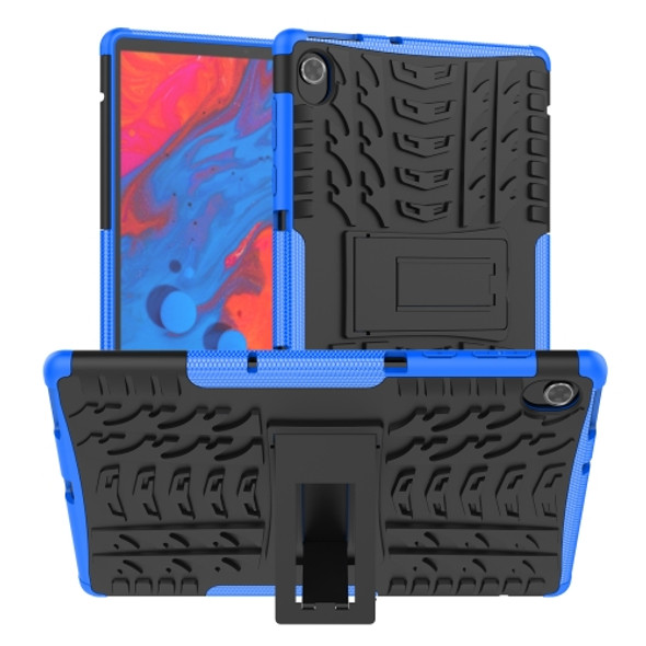 For Lenovo M10 Plus / Tab K10 Tire Texture TPU + PC Tablet Case(Blue)
