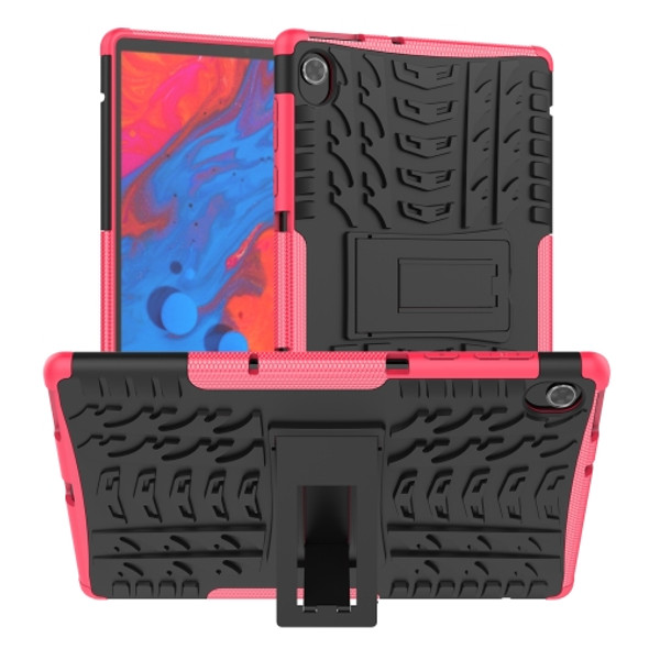 For Lenovo M10 Plus / Tab K10 Tire Texture TPU + PC Tablet Case(Pink)